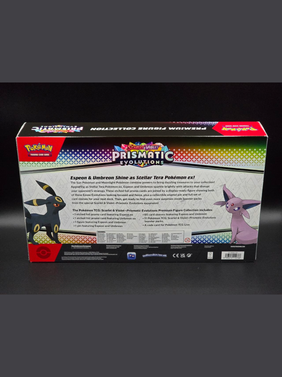 Prismatic Evolutions Premium Figure Collection Box / 🇬🇧