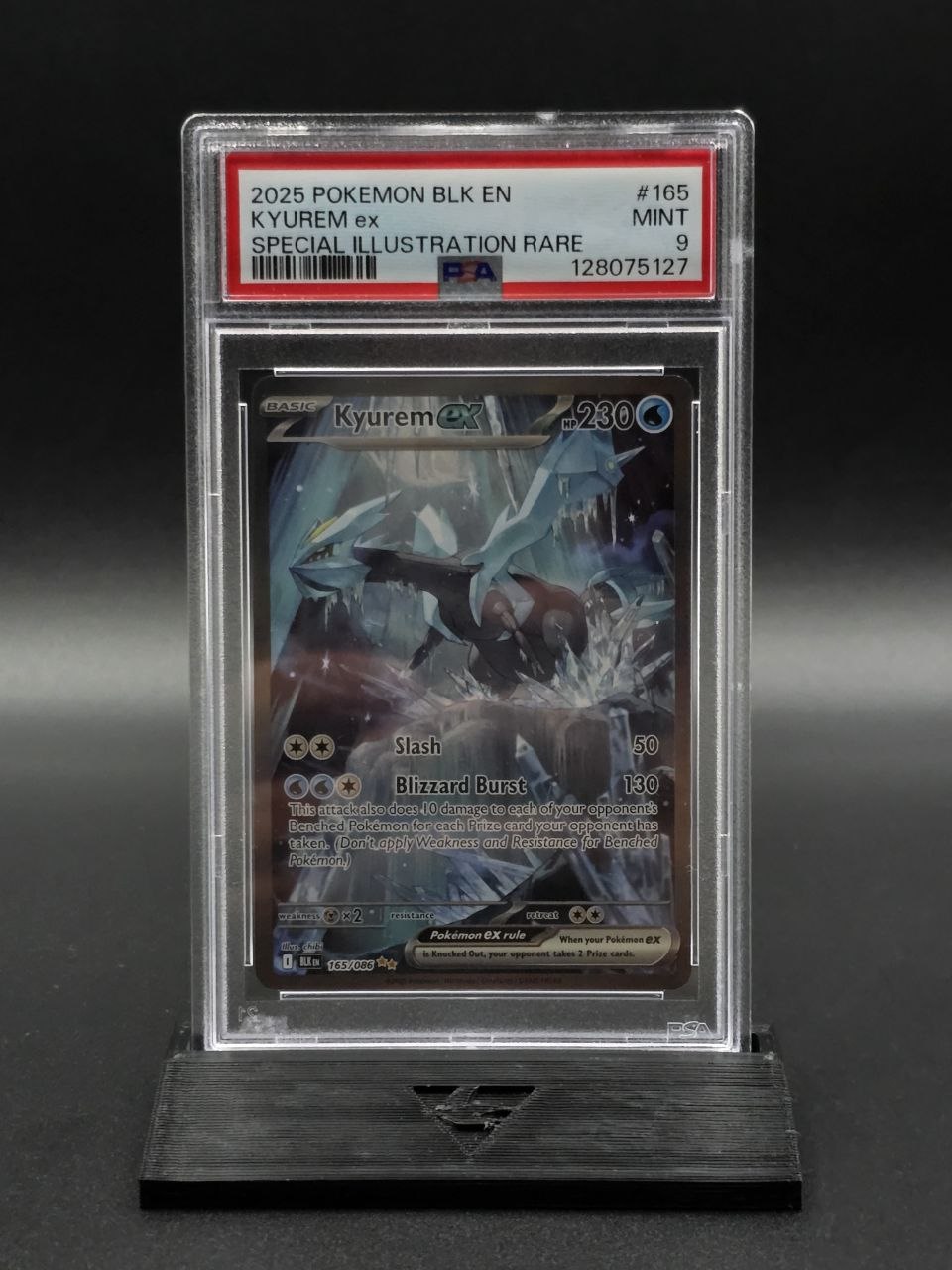 Kyurem ex #165 Black Bolt PSA 9 / 🇬🇧