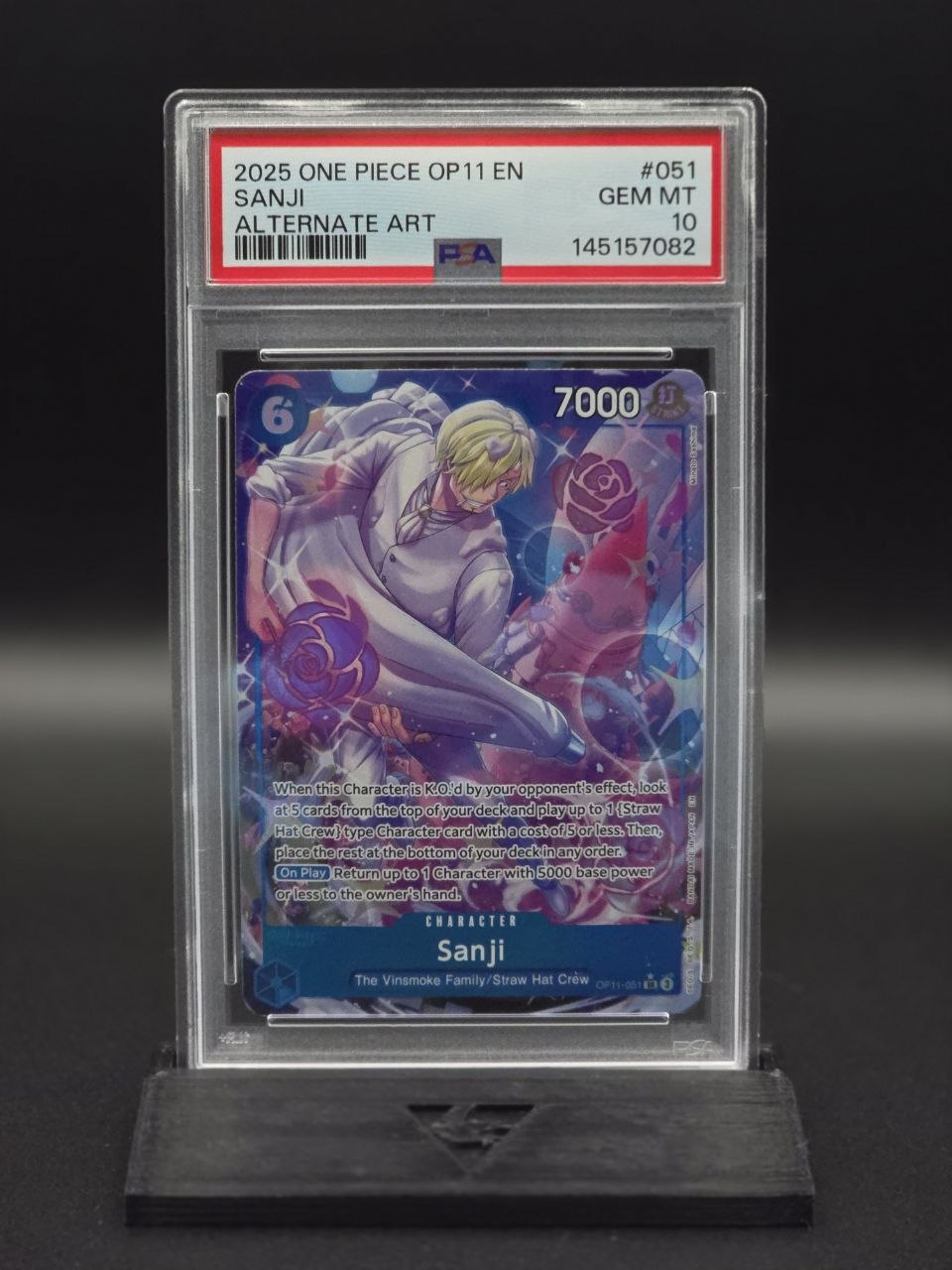 One Piece Sanji OP11-051 Alt Art PSA 10 / 🇬🇧