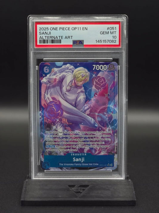 One Piece Sanji OP11-051 Alt Art PSA 10 / 🇬🇧