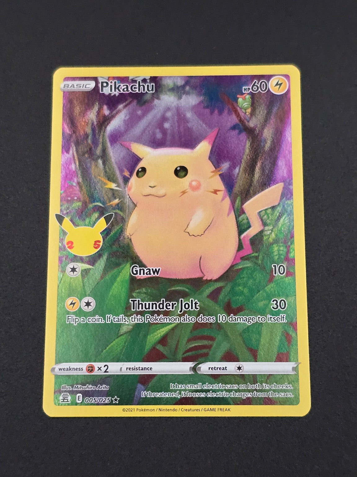 Pikachu #005/025 Celebrations 25th — FRONT