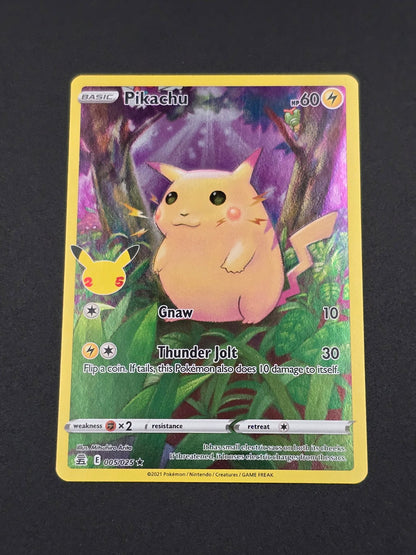 Pikachu #005/025 Celebrations 25th — FRONT