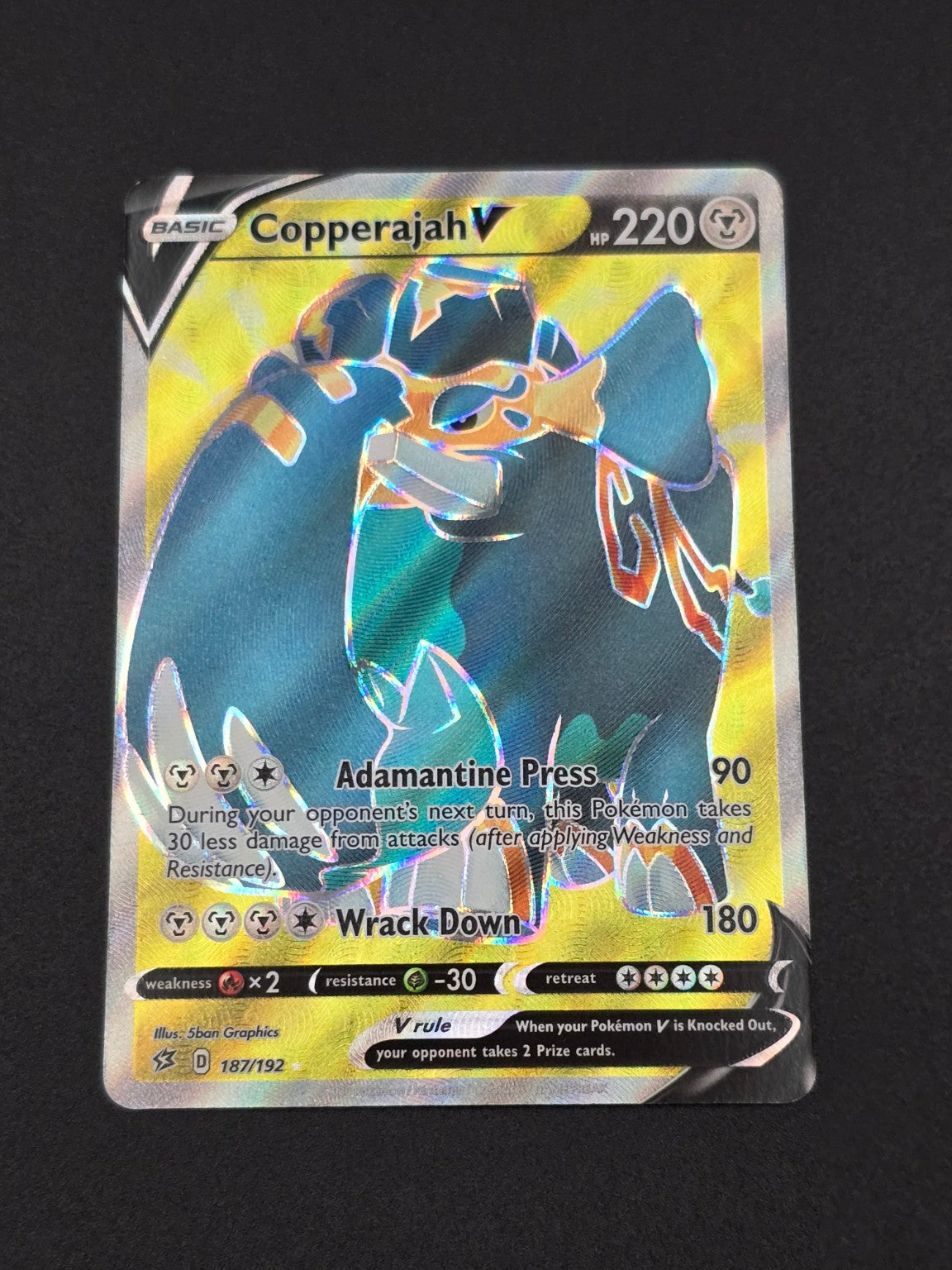 Copperajah V #187/192 Rebel Clash — FRONT