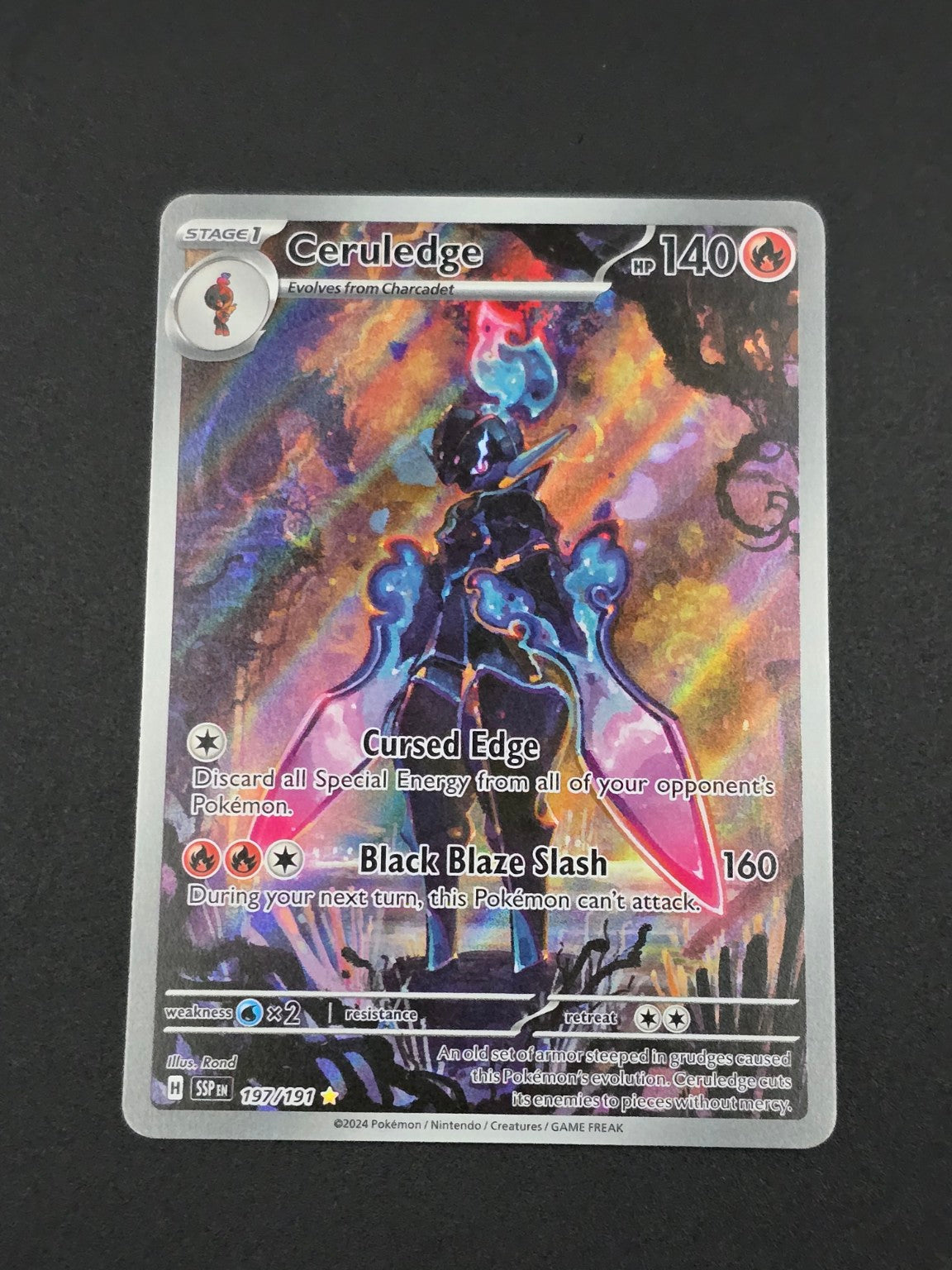 Ceruledge #197/191 Surging Sparks — FRONT