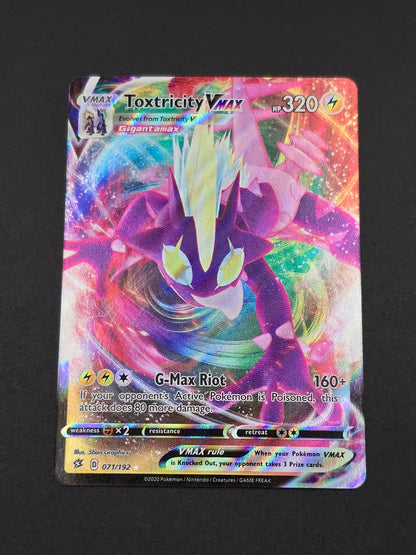 Toxtricity VMAX #071/192 Rebel Clash — FRONT