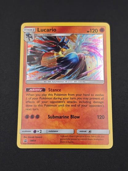 Lucario #SM54 Sun & Moon Promos — FRONT