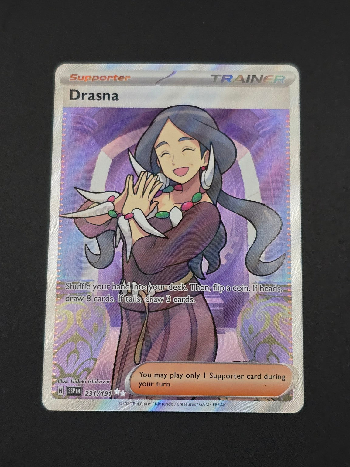 Drasna #231/191 Surging Sparks — FRONT