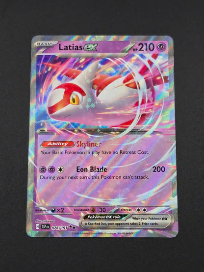 Latias ex #076/191 Surging Sparks — FRONT