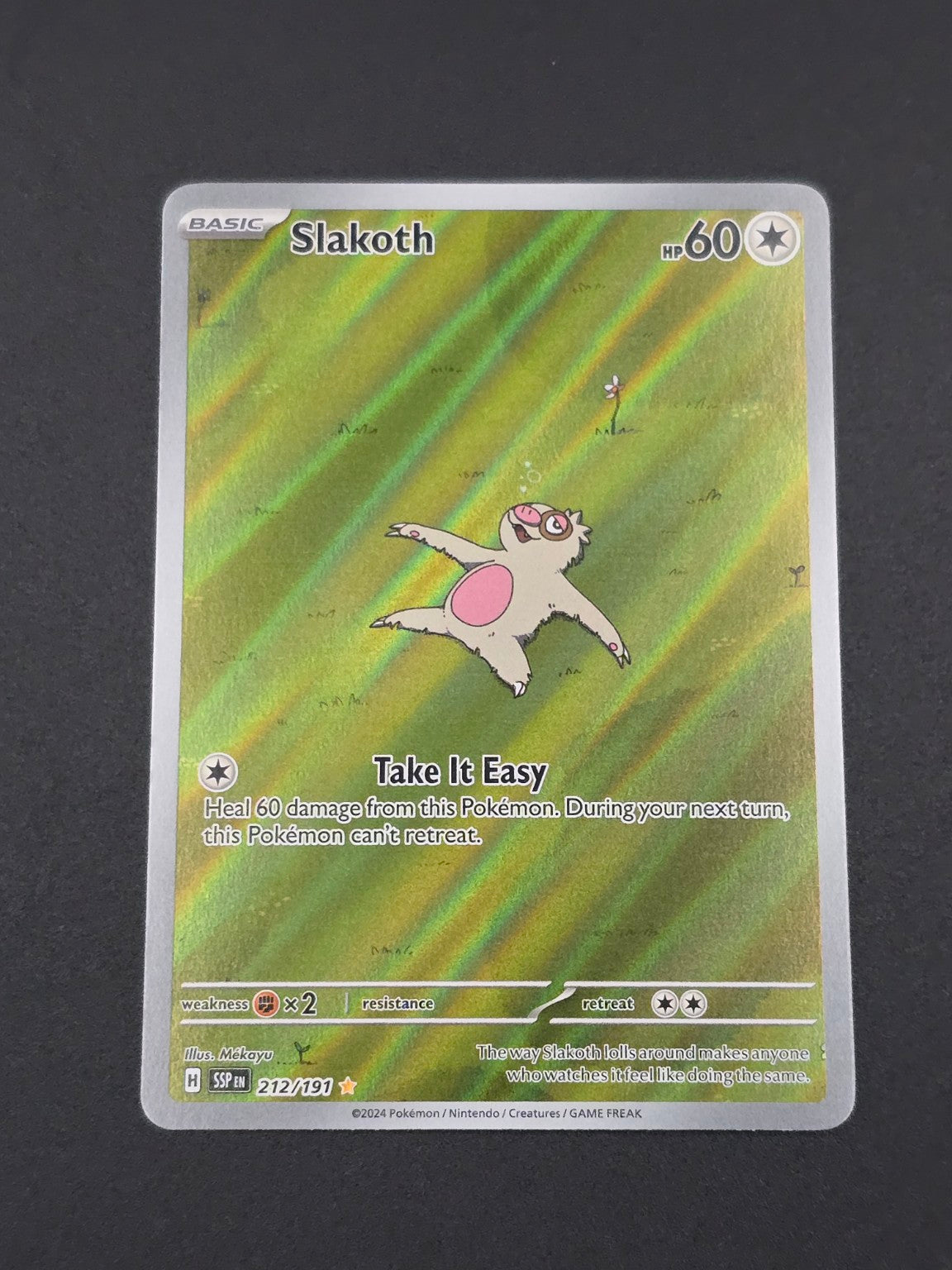 Slakoth #212/191 Surging Sparks — FRONT