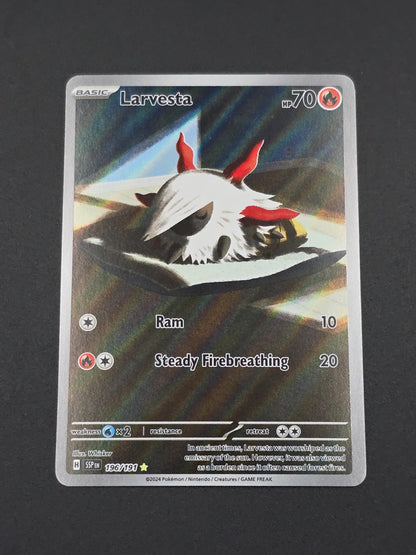 Larvesta #196/191 Surging Sparks — FRONT