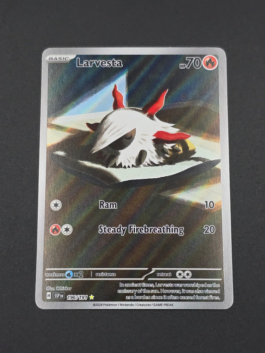 Larvesta #196/191 Surging Sparks — FRONT