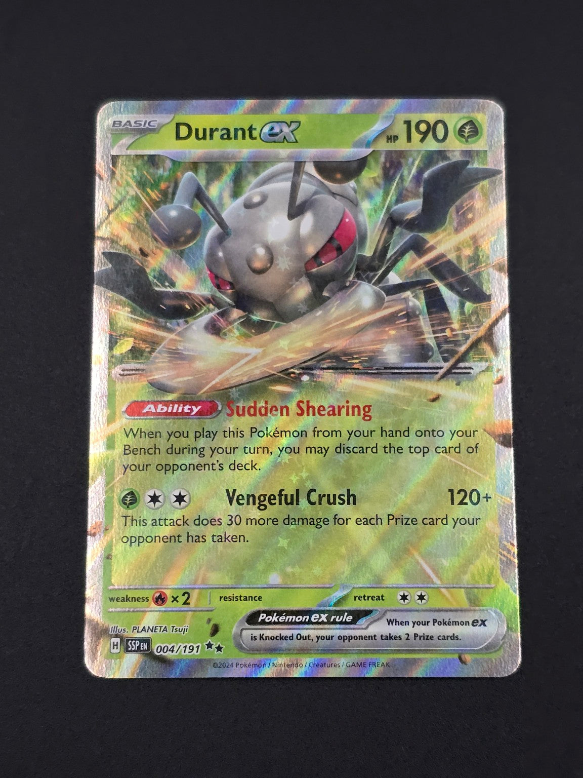 Durant ex #004/191 Surging Sparks — FRONT