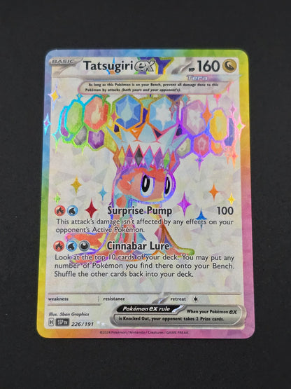 Tatsugiri ex #226/191 Surging Sparks — FRONT