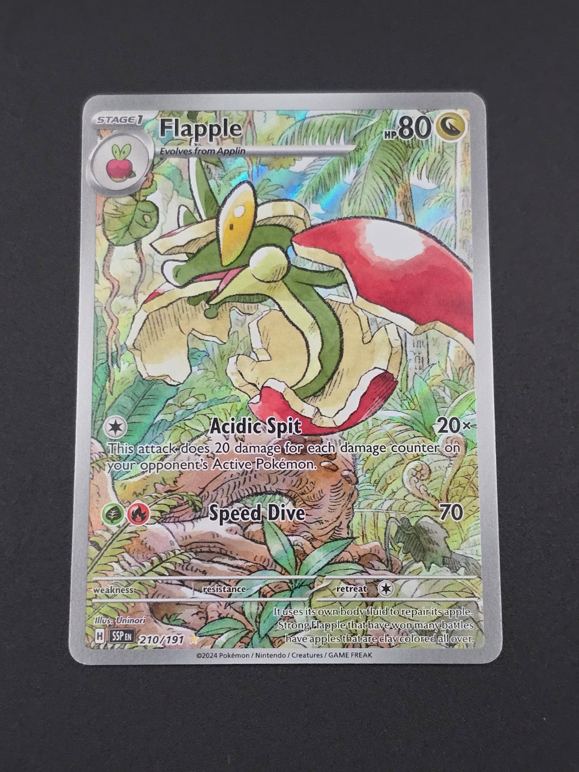 Flapple #210/191 Surging Sparks — FRONT