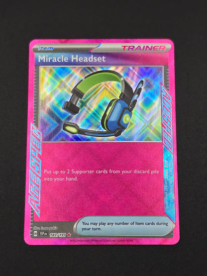 Miracle Headset #183/191 Surging Sparks — FRONT