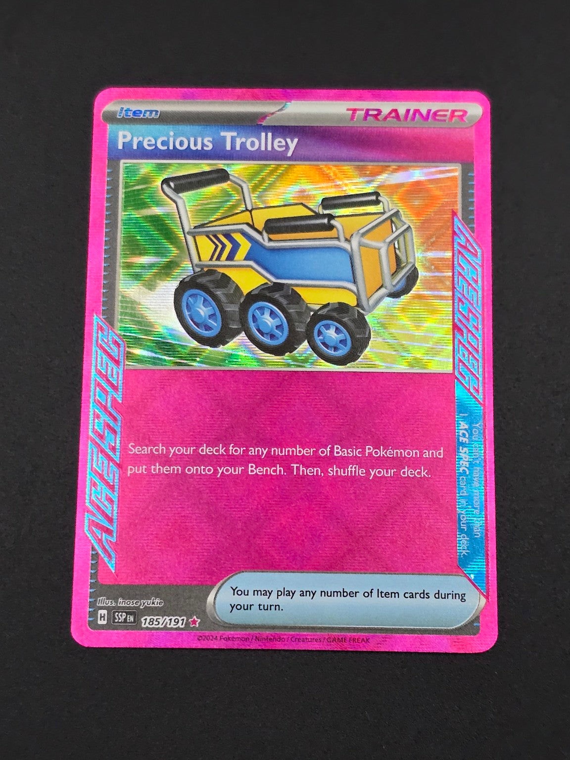 Precious Trolley #185/191 Surging Sparks — FRONT