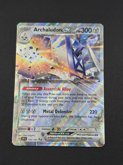Archaludon ex #130/191 Surging Sparks — FRONT