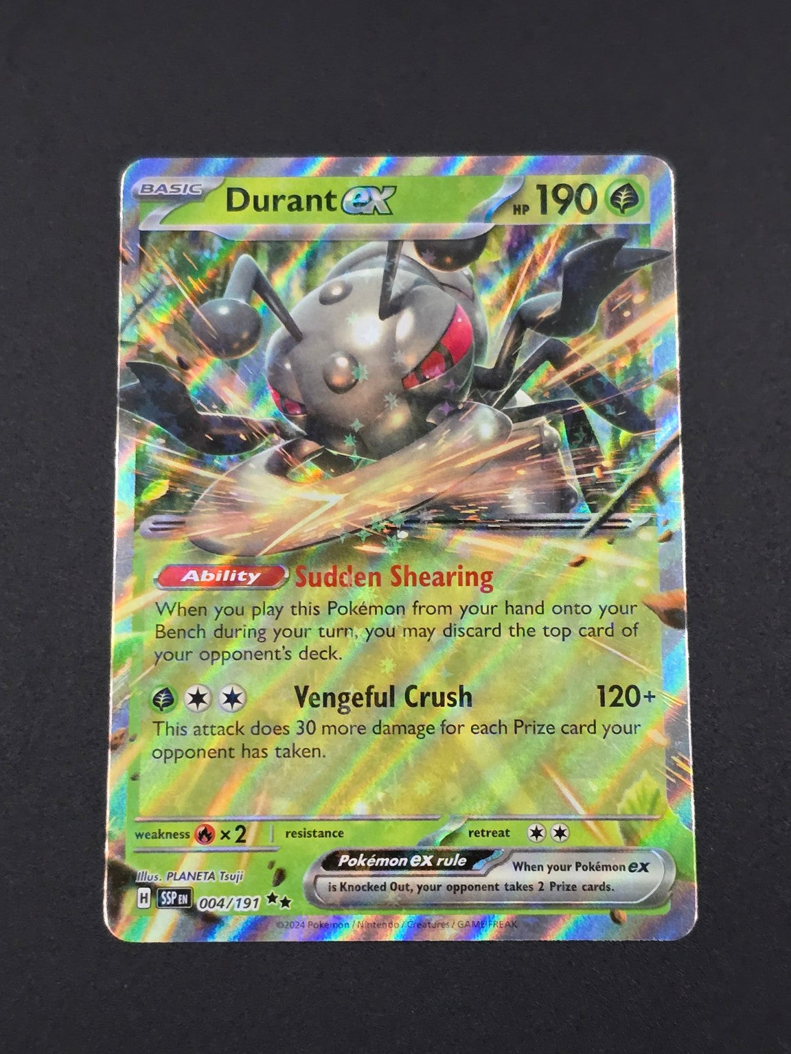 Durant ex #004/191 Surging Sparks — FRONT