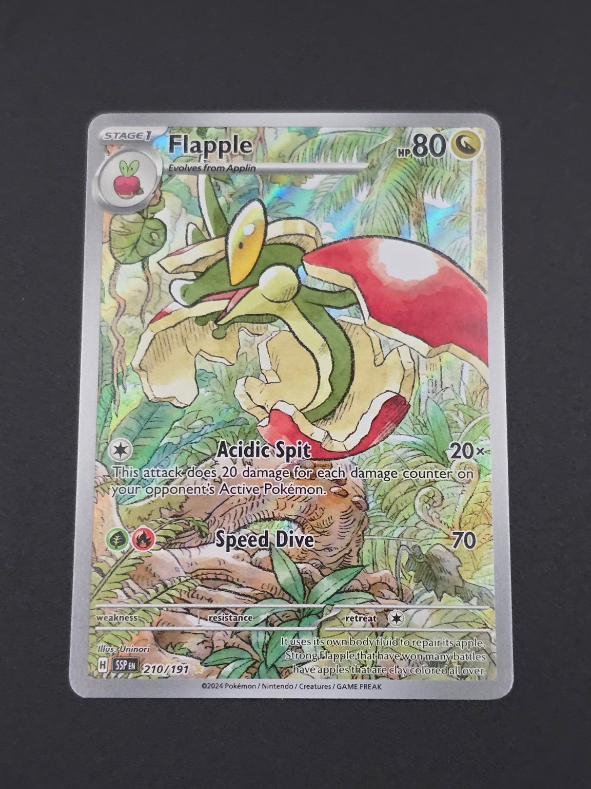 Flapple #210/191 Surging Sparks — FRONT