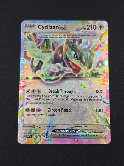 Cyclizar ex #159/191 Surging Sparks — FRONT