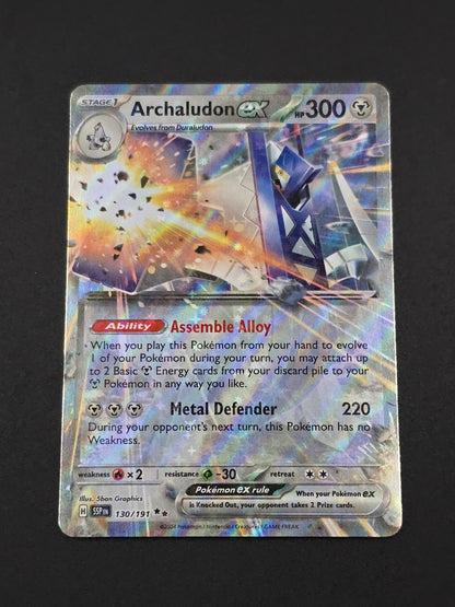 Archaludon ex #130/191 Surging Sparks — FRONT
