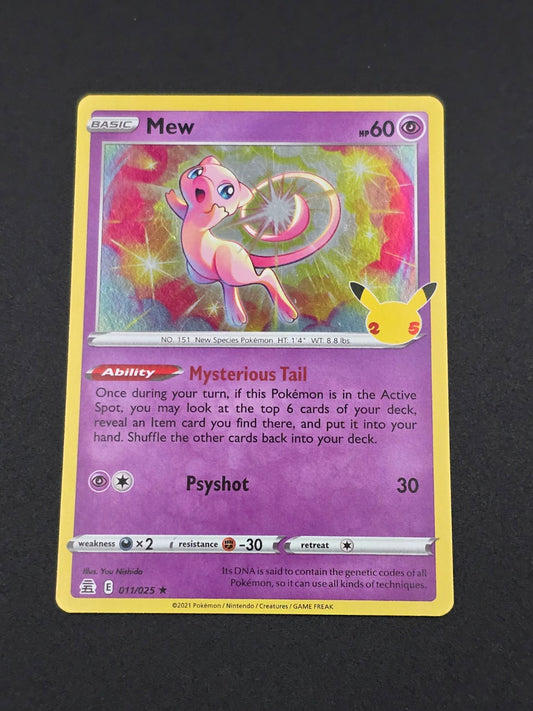 Mew #011/025 Celebrations 25th — FRONT