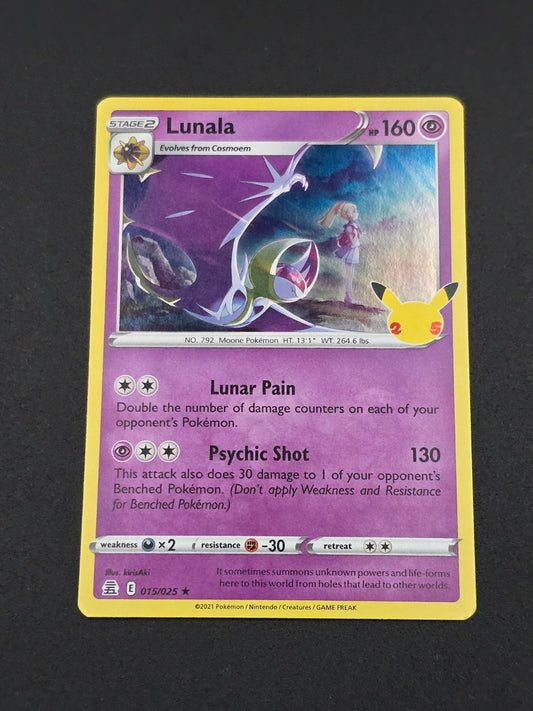 Lunala #015/025 Celebrations 25th — FRONT
