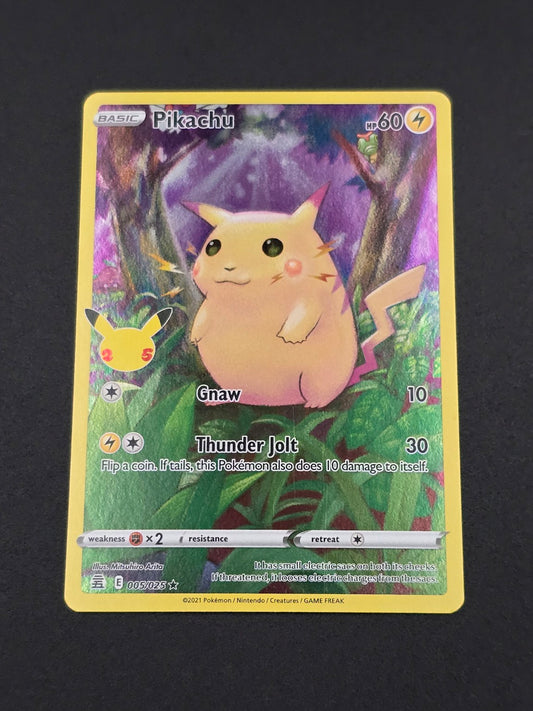 Pikachu #005/025 Celebrations 25th — FRONT