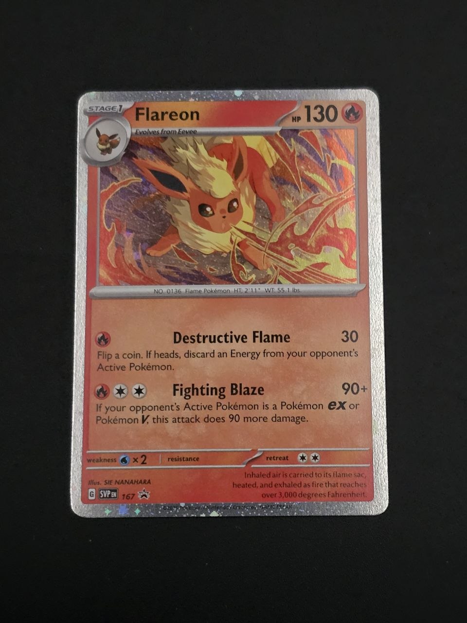 Flareon [Cosmos Holo] #167 Promo NM / 🇬🇧