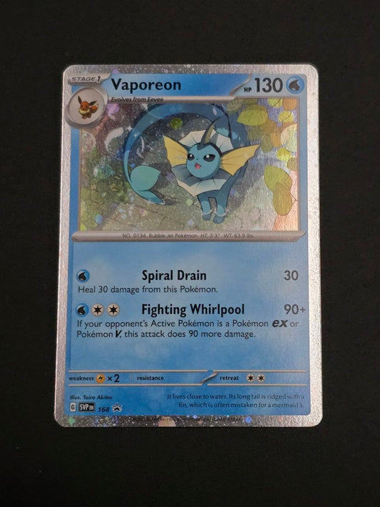 Vaporeon [Cosmos Holo] #168 Promo NM / 🇬🇧