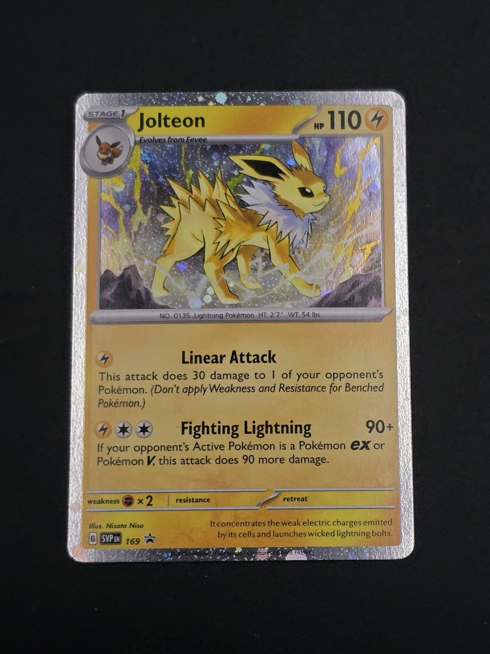Jolteon [Cosmos Holo] #169 Promo NM / 🇬🇧