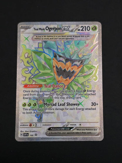 Teal Mask Ogerpon ex #166 Promo NM / 🇬🇧