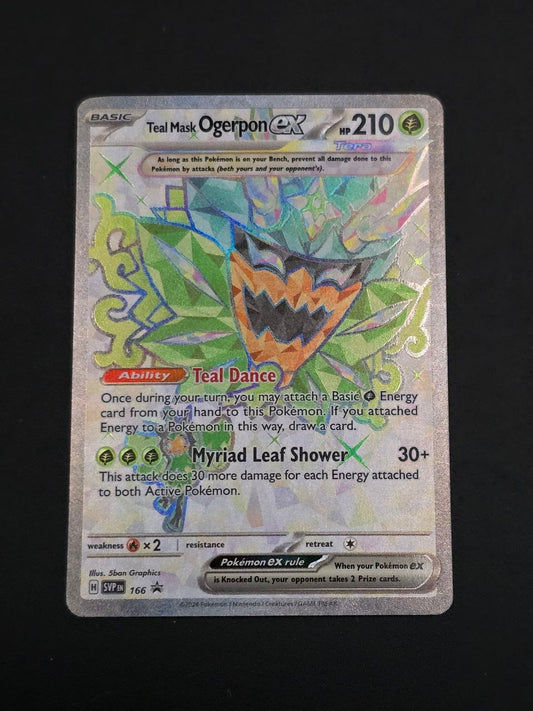 Teal Mask Ogerpon ex #166 Promo NM / 🇬🇧
