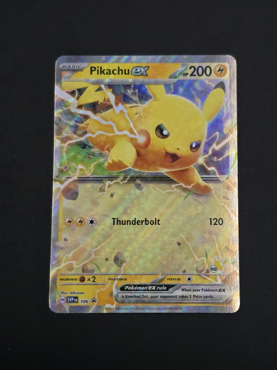 Pikachu ex #106 Promo NM / 🇬🇧