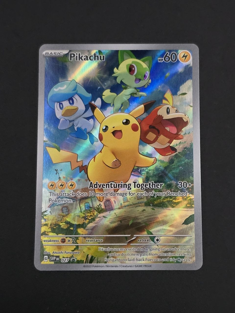 Pikachu [Paldea] #27 Promo NM / 🇬🇧