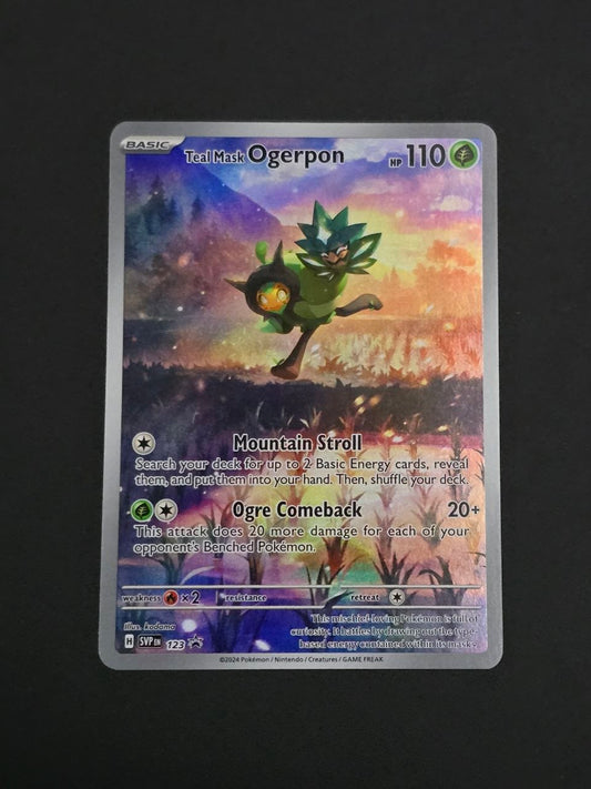 Teal Mask Ogerpon #123 Promo NM / 🇬🇧