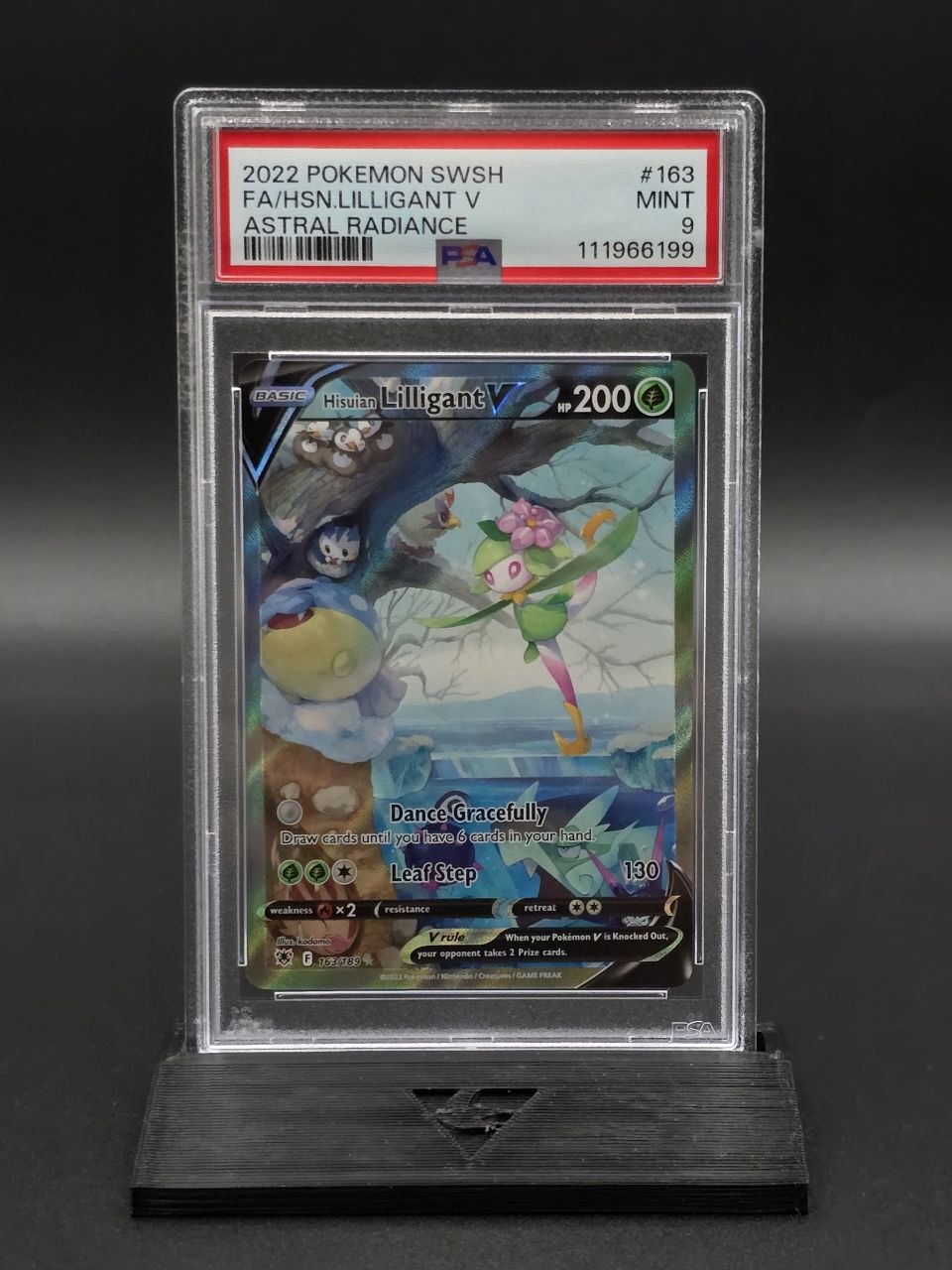 Hisuian Lilligant V #163 Astral Radiance PSA 9 / 🇬🇧