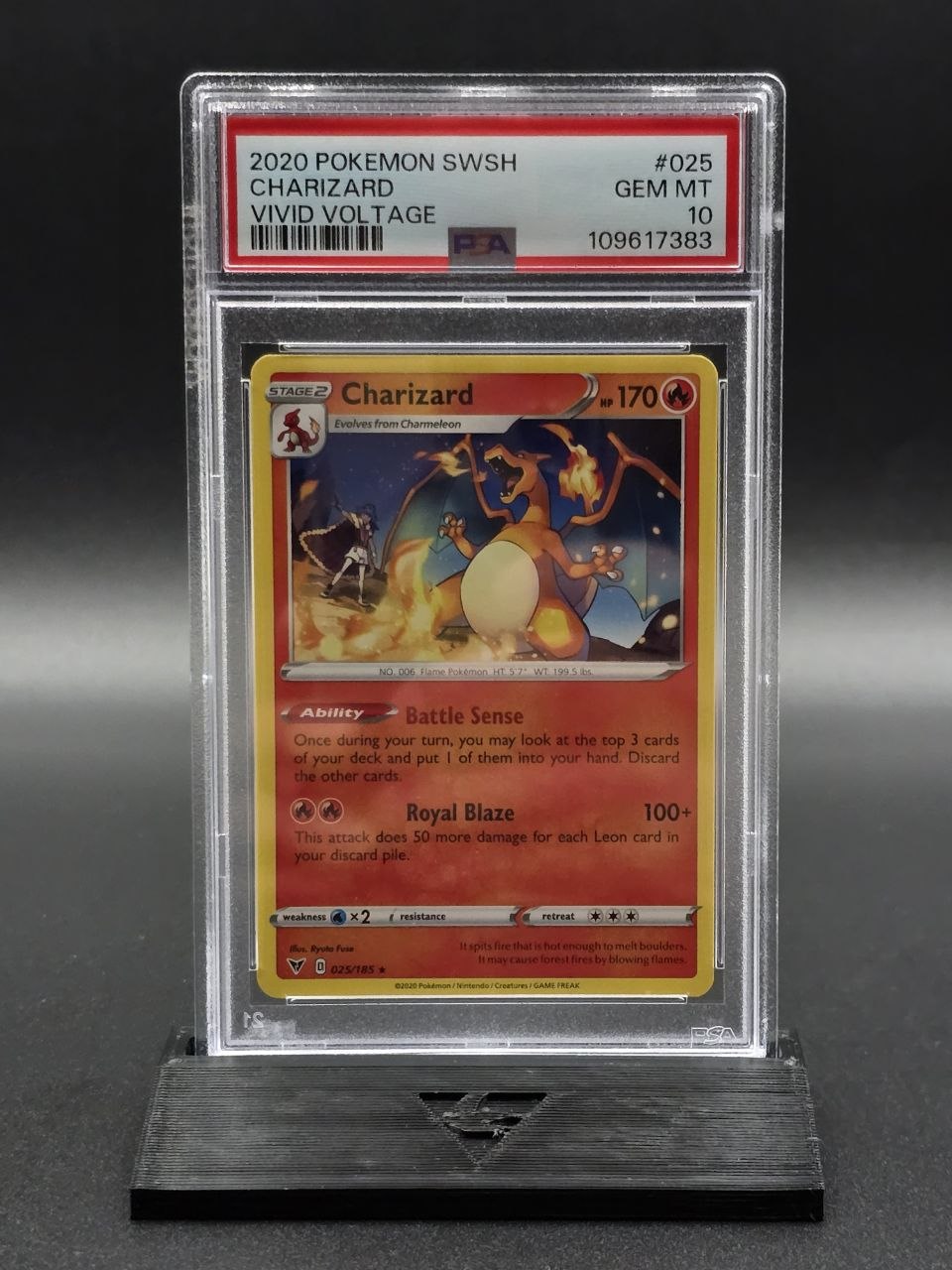 Charizard #25 Vivid Voltage PSA 10 / 🇬🇧