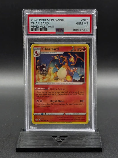 Charizard #25 Vivid Voltage PSA 10 / 🇬🇧