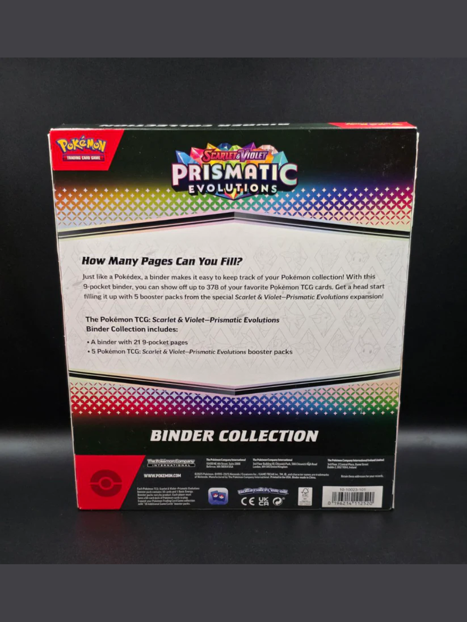 Prismatic Evolutions Binder Collection / 🇬🇧