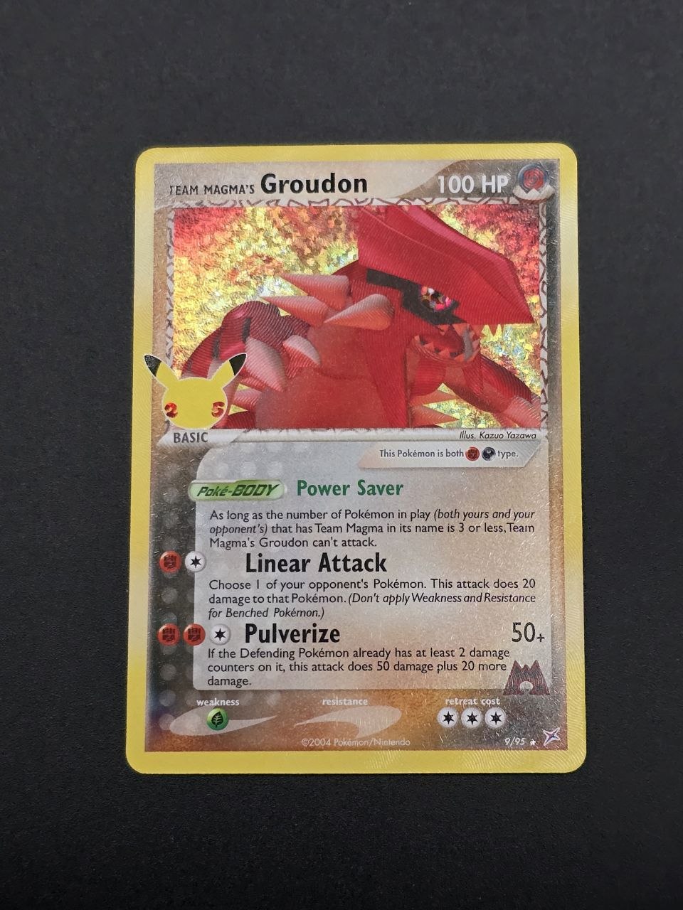 Team Magma's Groudon #9 Celebrations 25th NM / 🇬🇧