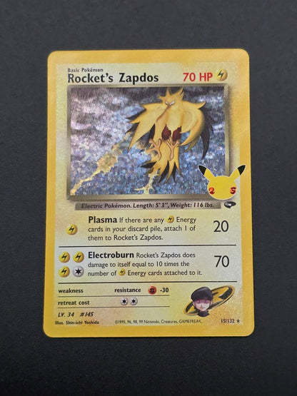 Rocket's Zapdos #15 Celebrations 25th NM / 🇬🇧