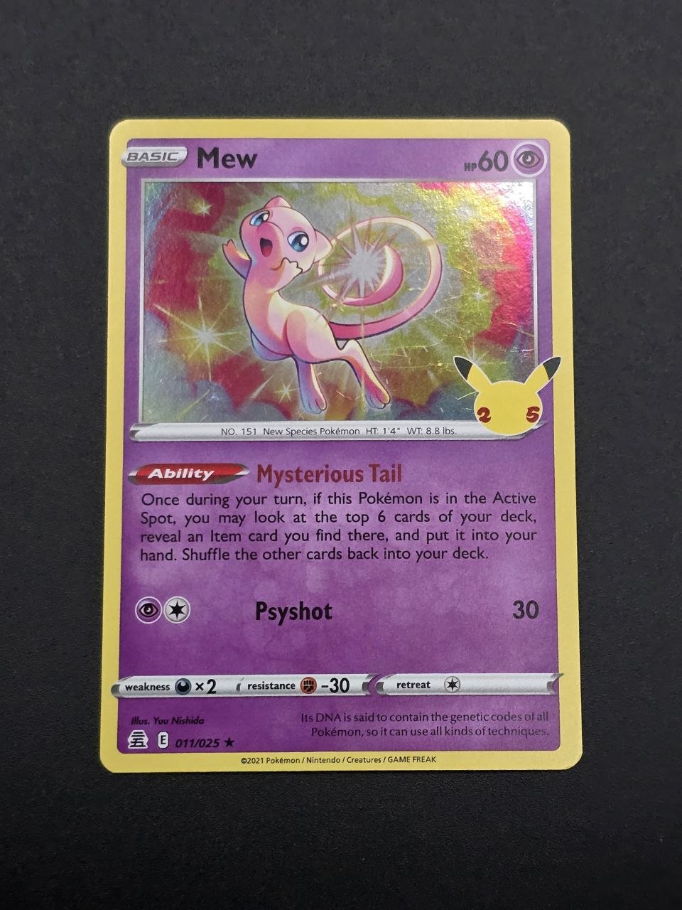 Mew #11 Celebrations 25th NM / 🇬🇧