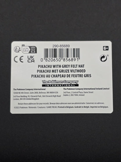 Pikachu with Grey Felt Hat #85 Promo NM-MT / 🇬🇧