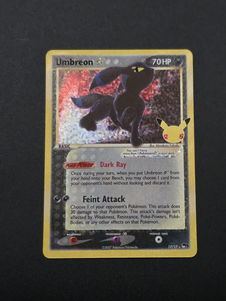 Umbreon #17 Celebrations 25th NM / 🇬🇧