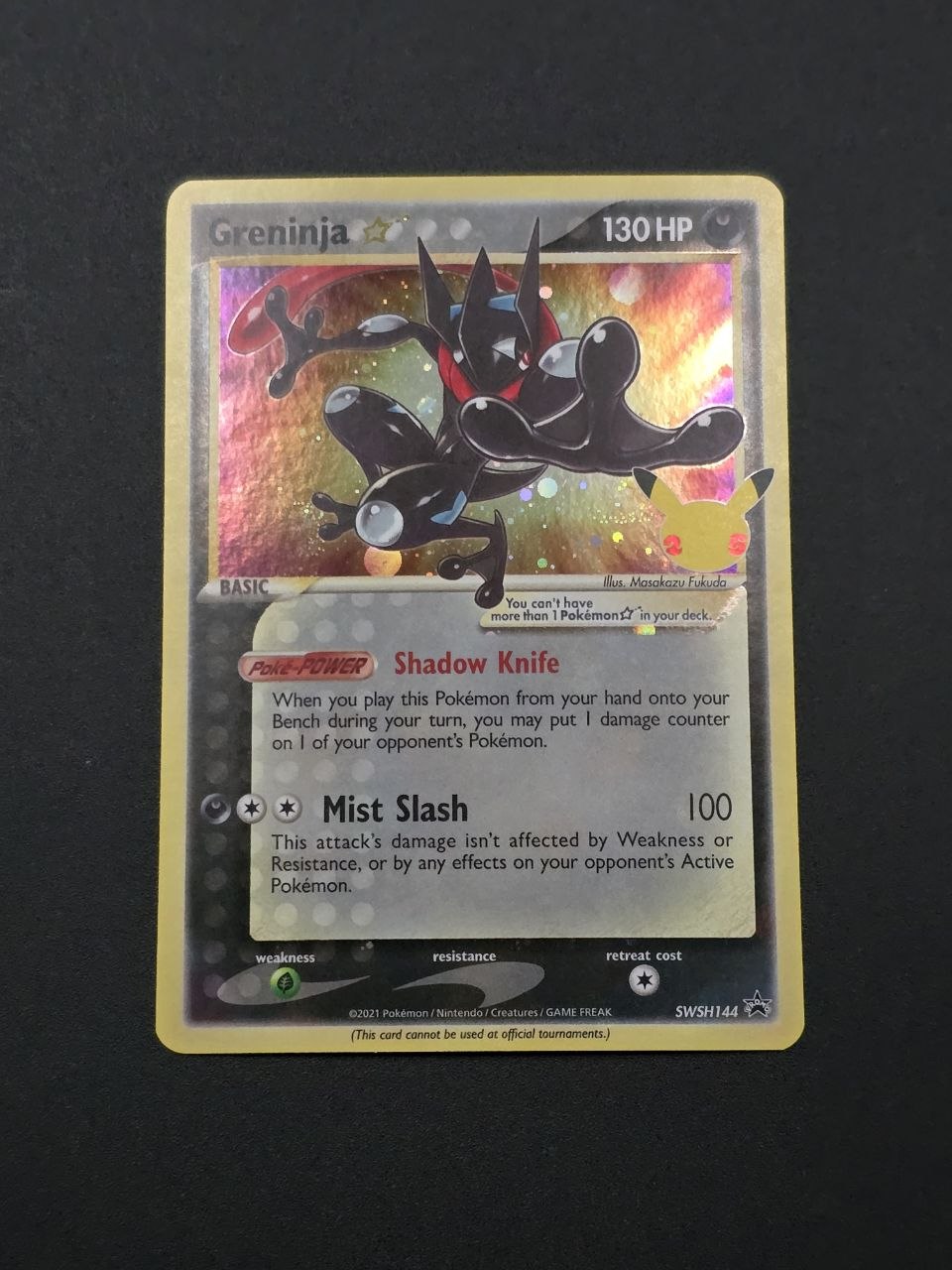 Greninja [Gold Star] #SWSH144 Celebrations 25th NM / 🇬🇧