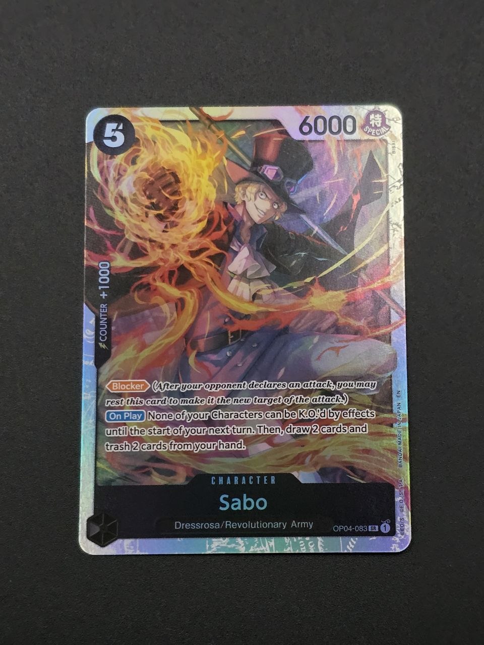 Sabo OP04-083 SR (PRB2) NM / 🇬🇧
