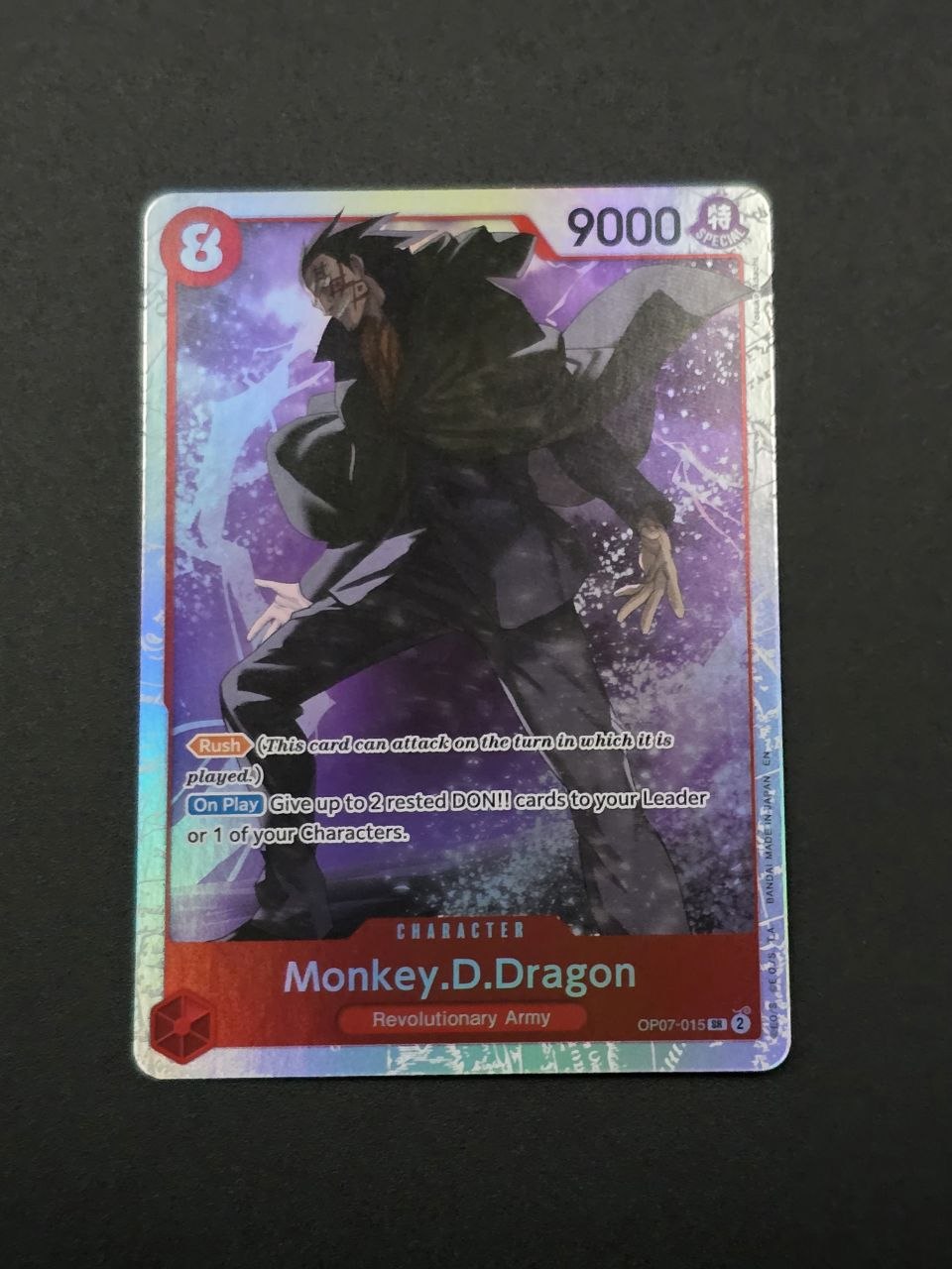 Monkey.D.Dragon OP07-015 SR (PRB02) NM / 🇬🇧