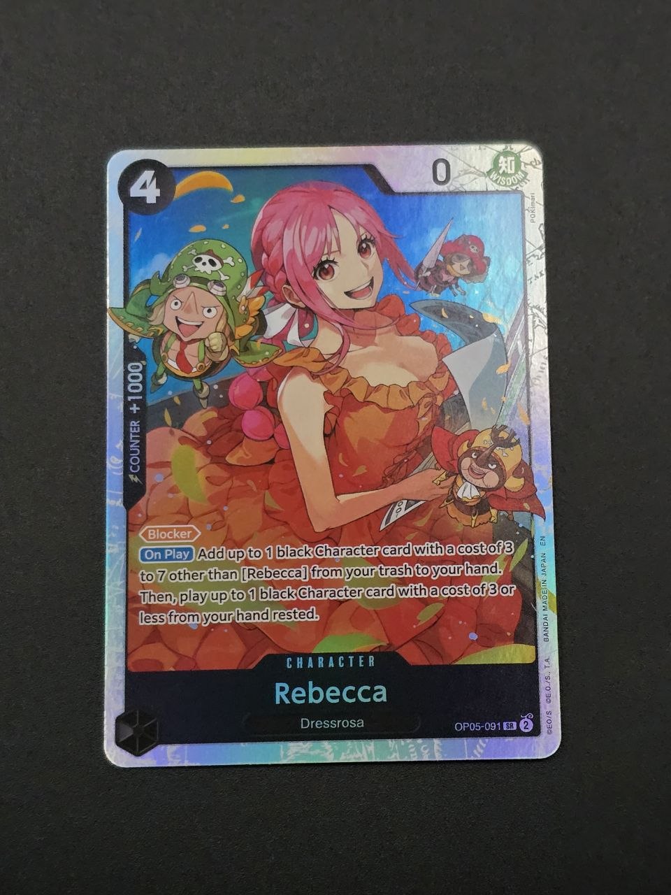 Rebecca OP05-091 SR (PRB02) NM / 🇬🇧
