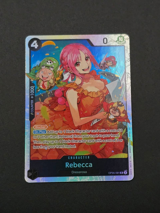 Rebecca OP05-091 SR (PRB02) NM / 🇬🇧